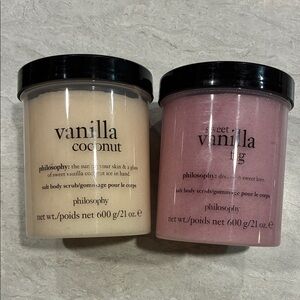 Philosophy Vanilla Coconut and Sweet Fig Body Scrub Set